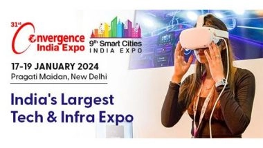 Business News | 31st Convergence India & 9th Smart Cities India Expo Provide a One-of-a-kind International Forum to Showcase 'Brand India': Nitin Gadkari