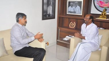 Entertainment News | Rajinikanth Meets DMK Leader Durai Vaiko in Chennai
