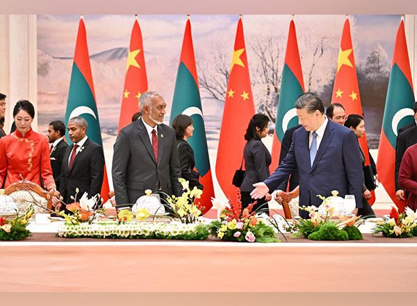 World News | Maldivian President Attends Chinese State Banquet Amid Row with India