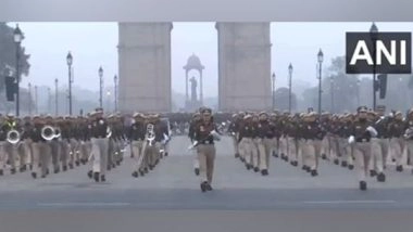 India News | Delhi: Rehearsals for Republic Day Parade Underway at Kartavya Path