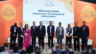 Business News | Vibrant Gujarat Summit: USIBC Organises Seminar Addressing Ways to Increase Trade Between India, US