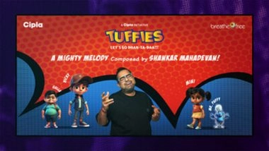 Business News | Unlocking the Rhythm: Cipla Launches the Tuffies Song as Part of the Next Wave of the Campaign with Shankar Mahadevan