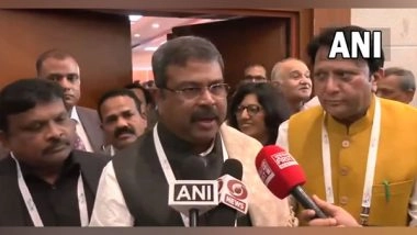 Business News | Union Minister Dharmendra Pradhan Emphasizes Gujarat's Role in India's Manufacturing Aspirations at VGGS 2024