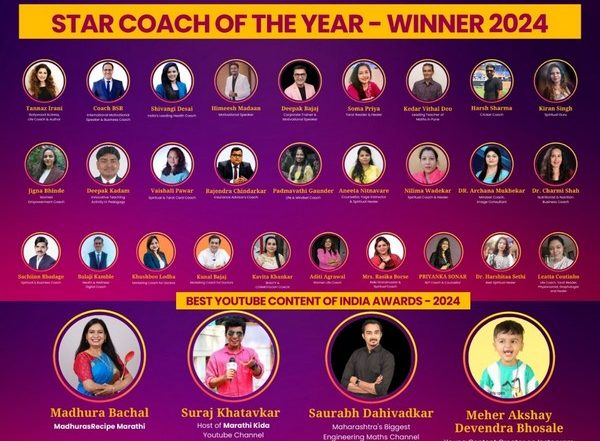 Business News | Success Unveiled: Star Coach of the Year Award - 2024 & Best YouTube Content Award - 2024