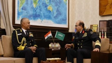 World News | Indian Navy Discusses Measures to Boost Naval Cooperation with Royal Saudi Naval Forces