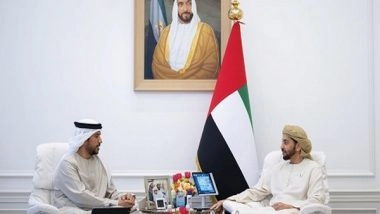 World News | UAE: Hamdan Bin Zayed Reviews Energy, Water Projects, Initiatives in Al Dhafra Region