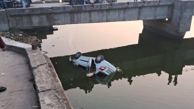 Madhya Pradesh Road Accident: Car Falls Into Shipra River From Bridge in Ujjain; Four Sustain Injuries