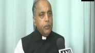 India News | Former Himachal CM Jai Ram Thakur Celebrates Lohri in Shimla