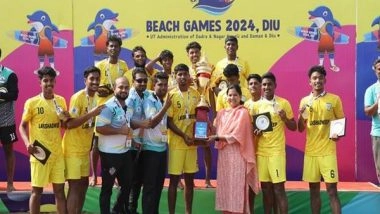 Sports News | Diu: Madhya Pradesh Emerge as Champions of Inaugural Beach Games 2024