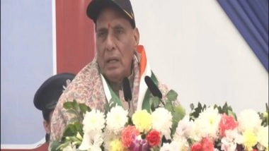 India News | Government Committed to Welfare of Ex-servicemen: Rajnath Singh at Veterans' Day Celebrations in Kanpur