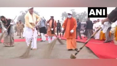 India News | UP CM Yogi Launches 'Swachh Teerth' Campaign Ahead of 'Pran Pratishtha' Ceremony