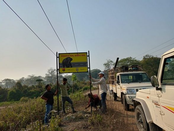 India News | Assam: Signboards to Warn of Elephant Movements Put Up in Sensitive Areas - Vimarsana News
