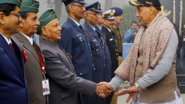 India News | Bravery of Soldiers Respected Not Only in India, but Also in Other Countries, Says Rajnath Singh on Veterans' Day in Kanpur