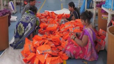 India News | Surat's Textile Industry Prepares One Lakh Caps Inscribed with Lord Ram's Name