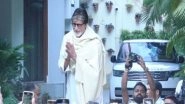 Entertainment News | Sunday Darshan: Amitabh Bachchan Greets Fans Outside His House Jalsa