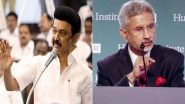 World News | MK Stalin Writes to EAM Jaishankar, Requests  to Secure 'immediate Release' of 12 Fishermen Detained by Sri Lanka