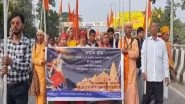 India News | Agartala Abuzz with Enthusiasm: Devotees Unite for Colourful Rally in Anticipation of 'Pran Pratistha' of Ram Temple in Ayodhya