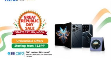 Business News | Jaw-Dropping Deals on TECNO Smartphones on the Amazon Republic Day Sale