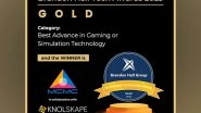 Business News | KNOLSKAPE and MCMC Win the GOLD Award in the 'Simulation Technology' Category at the Brandon Hall Group Awards 2023