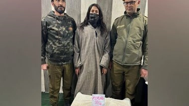 India News | J-K Police Arrest Most Wanted Drug Peddler in Baramulla