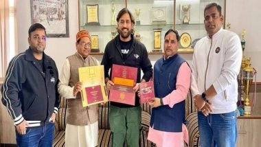 Sports News | Dhoni Receives Invitation for 'Pran Pratistha' Ceremony at Ram Temple