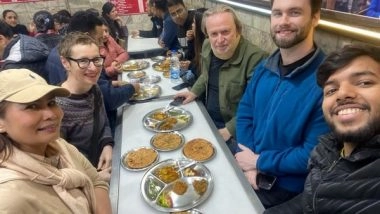 World News | 'What a Blast': Australian Envoy Relishes Chole Bhature, Paratha and Jalebi in Delhi