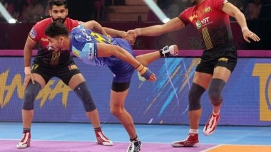 Sports News | Maninder Singh Powers Bengal Warriors to Clinical Win over Bengaluru Bulls in Historic 1000th PKL Match