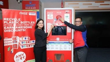 Business News | Coca-Cola India and Reliance Retail Team Up for 'Bhool Na Jana, Plastic Bottle Lautana' PET Collection and Recycling Initiative
