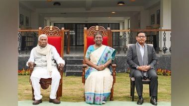 India News | Meghalaya CM and Governor Call on President Droupadi Murmu in Tura