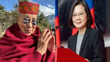 World News | Former Taiwan President Tsai Thanks Dalai Lama for Wishing Party After Victory in Presidential Polls