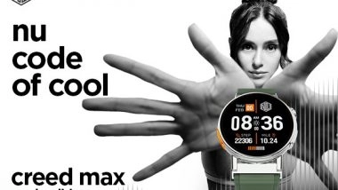 Business News | Nu Republic Drops the All New Funk-infused Smartwatch - Creed Max Posh Edition in Collaboration with Shibani Akhtar