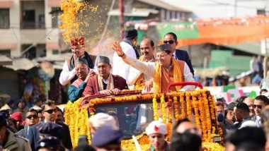 India News | Uttarakhand CM Dhami Headlines Roadshow, Credits PM Modi for End to 500-year Wait for Ram Temple
