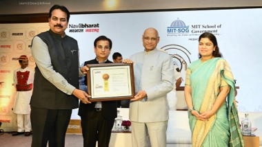 Business News | A Momentous Achievement for PCET's Pimpri Chinchwad University: 'Navbharat Ke Shilpkar' Award Recognizes Commitment to Educational Excellence