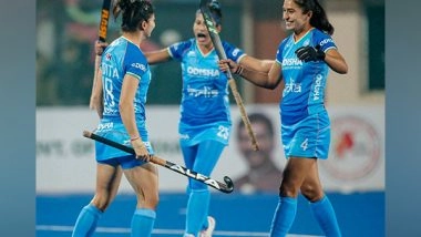 Sports News | FIH Hockey Olympic Qualifiers: Indian Women's Team Seals Place in SFs, Outplays Italy by 5-1