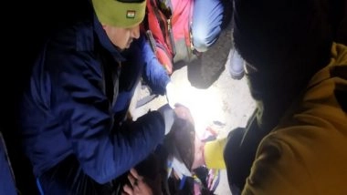 India News | Uttarakhand: Minivan Falls into Ditch in Tehri, Driver Rescued