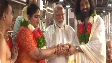 India News | In Kerala, PM Modi Visits Guruvayur Temple, Attends Actor-politician Suresh Gopi's Daughter's Wedding
