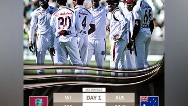 Sports News | Cummins, Hazlewood's Sensational Spell Put Australia in Driver's Seat in 1st Test (Day 1, Stumps)