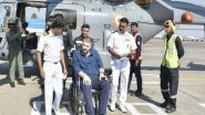 World News | Indian Naval Helicopter Rescues Ailing Man from French Merchant Vessel