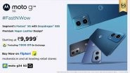 Business News | Moto G34 5G- the Segment's Fastest* 5G Phone Goes on Sale at Just Rs. 9,999# on Flipkart, Motorola.in and Leading Retail Stores