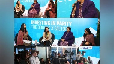 India News | At Davos, Smriti Irani Credits PM Modi for Prioritising Sanitation, Women's Dignity