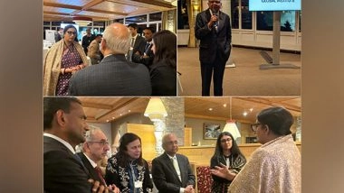 Business News | Union Minister Smriti Irani Announces Establishment of B20 Global Institute at WEF Davos