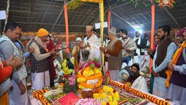 India News | Day 5 of Pran Pratishtha: Daily Prayers, Rituals with Sugar, Fruit Held in Ram Temple