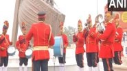 India News | PAC Barabanki Police Band Performs at Lata Mangeshkar Chowk Ahead Ram Temple Pran Pratishtha