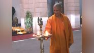India News | Lucknow: CM Yogi Lights 'Ram Jyoti' at His Residence After 'Pran Pratishtha' Ceremony
