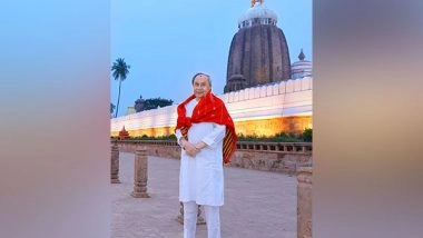 India News | Odisha CM Naveen Patnaik Offers Prayers at Lord Jagannath Temple in Puri