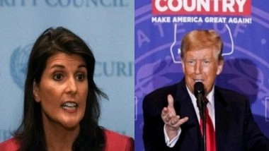 World News | US: Nikki Haley Congratulates Trump After His Projected Win in New Hampshire Republican Primary