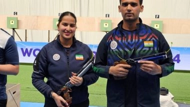 Sports News | Rhythm, Ujjwal Win Mixed Team Pistol Gold