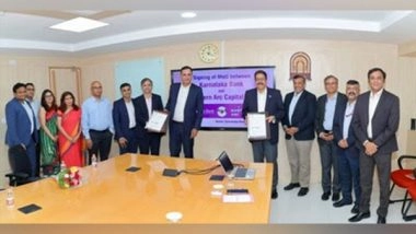 Business News | Karnataka Bank Partners with Northern Arc Capital Limited (Northern Arc) NPOS Platform for Colending & Pool Buyout