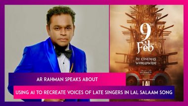 AR Rahman Breaks Silence On Using AI To Recreate Voices Of Late Singers For Lal Salaam Song