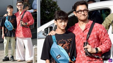 Ira Khan-Nupur Shikhare Wedding: Aamir Khan Jets Off To Udaipur With Son Azad Rao For Celebrations (Watch Video)